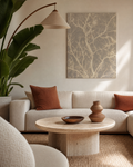 Mycelium Network — Gallery Khaki Canvas