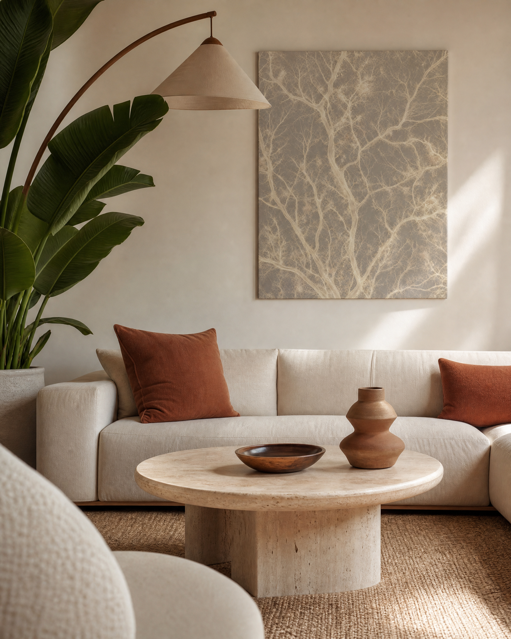 Mycelium Network — Gallery Khaki Canvas