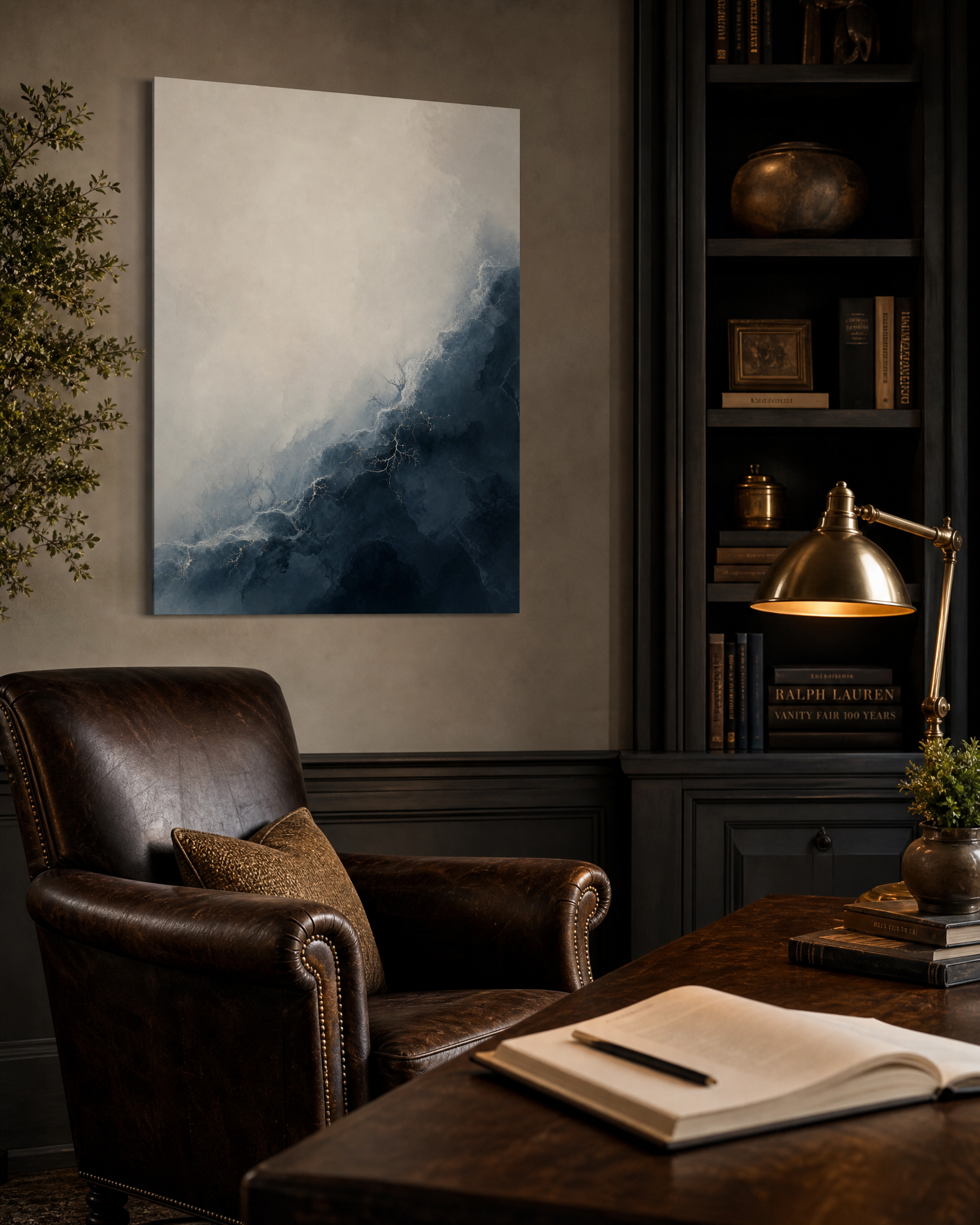 Slate Horizon Ascendant Reach — Navy Storm Canvas