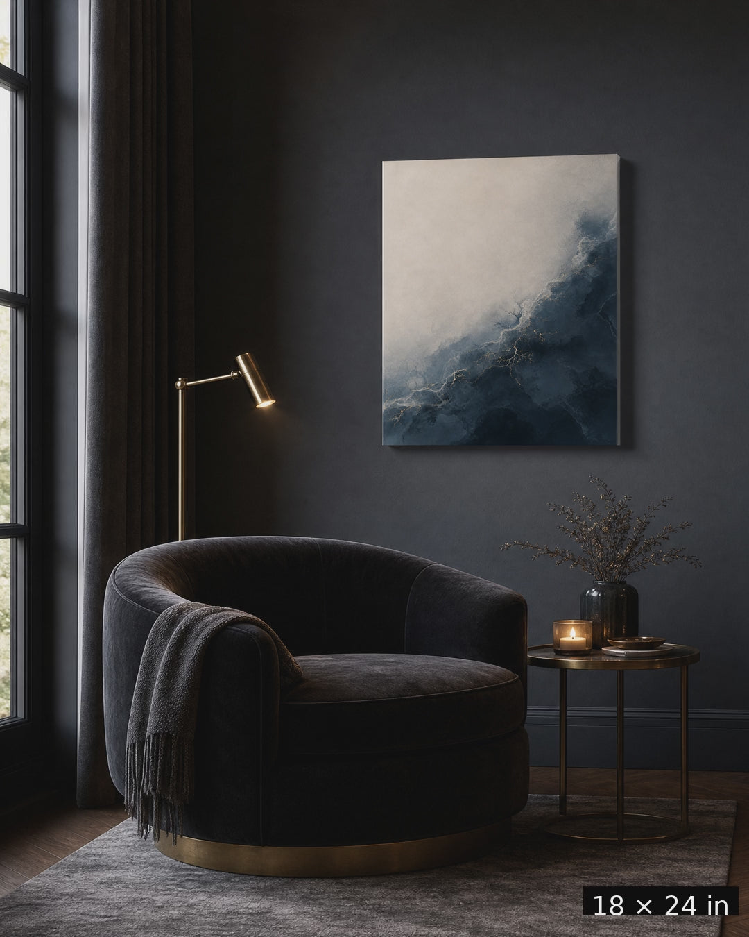 Slate Horizon Ascendant Reach — Navy Storm Canvas